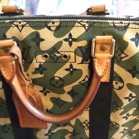 LOUIS VUITTON x Takashi Murakami Monogramouflage Speedy 35 Limited Edition 2008 - Picture 10 of 16